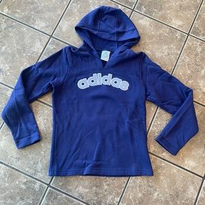 Purple Adidas Sweatshirt Hoodie Size Small